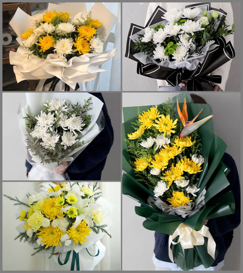 贵州毕节市大方县凤山乡白鸡村白事花束代送